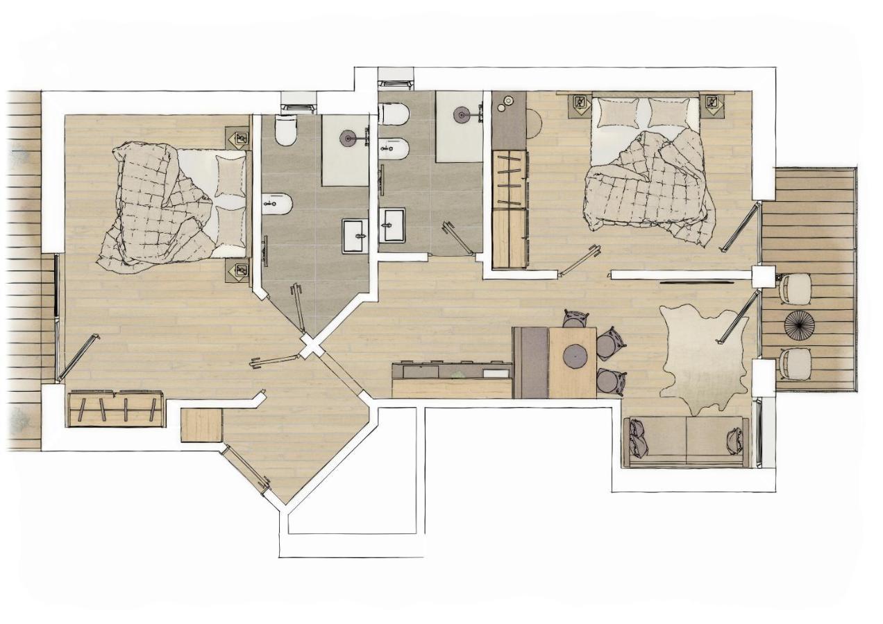 Alpenspitz Appartements - Garni - B&B Рачинес Экстерьер фото